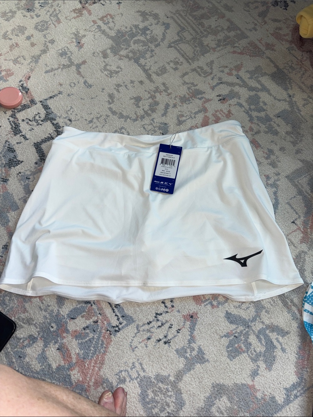 Mizuno Flex Short White Athletic Skort NWT size small